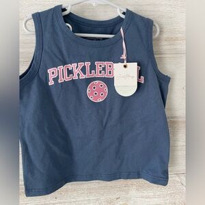 SweetHoney Navy and Pink Pickleball Tank Top